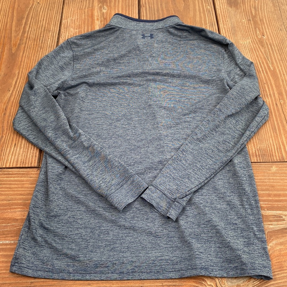 Under Armour Performance Golf Pullover In Blue Si… - image 4